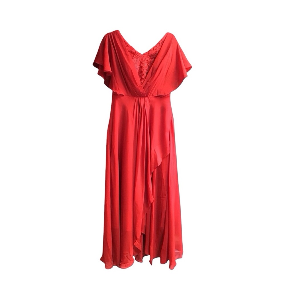 Elegant Red Evening Gown